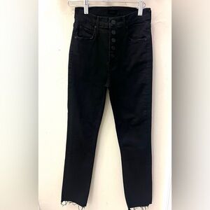 MOTHER Black Skinny Jeans